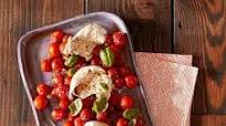 Roasted Tomatoes and Burrata Caprese Salad Roasted Tomatoes and Burrata Caprese Salad