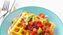 Egg-Topped Biscuit Waffles Egg-Topped Biscuit Waffles