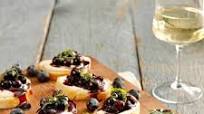 Balsamic Blueberry Mascarpone Crostini Recipe Balsamic Blueberry Mascarpone Crostini Recipe