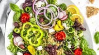 No Oil Greek Salad No Oil Greek Salad