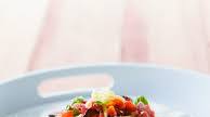 Ratatouille-topped jacket potato Ratatouille-topped jacket potato