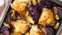 Sheet Pan Chicken Thighs Sheet Pan Chicken Thighs