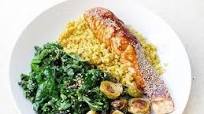 Gut-Healing Salmon & Cauliflower Rice Bowl Gut-Healing Salmon & Cauliflower Rice Bowl