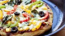 Homemade Veg Pizza – No oven, no Yeast. Vegetarian Pizza Homemade Veg Pizza – No oven, no Yeast. Vegetarian Pizza