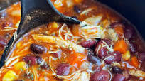 One Pot Chicken Taco Soup One Pot Chicken Taco Soup