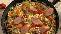 Smoked Sausage and Spaghetti Skillet Dinner Smoked Sausage and Spaghetti Skillet Dinner