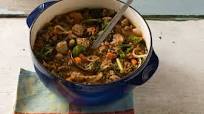 Beef and Sausage Stew with Winter Greens Beef and Sausage Stew with Winter Greens