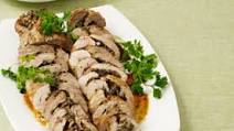 Stuffed Pork Tenderloin with Mushrooms & Pecans Recipe - Kraft Canada Stuffed Pork Tenderloin with Mushrooms & Pecans Recipe - Kraft Canada