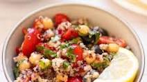 Vegan Mediterranean Quinoa Salad with Chickpeas Vegan Mediterranean Quinoa Salad with Chickpeas
