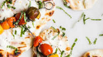 Grilled Flatbread With Burrata Cheese Grilled Flatbread With Burrata Cheese