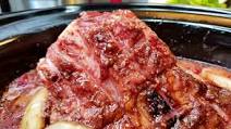 Crockpot Ham with Apple Jelly Glaze Recipe Crockpot Ham with Apple Jelly Glaze Recipe