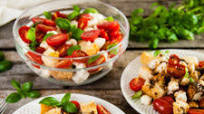 Panzanella Caprese Salad Panzanella Caprese Salad