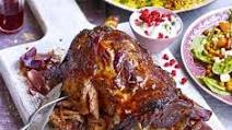 Pulled lamb shoulder with sticky pomegranate glaze Pulled lamb shoulder with sticky pomegranate glaze