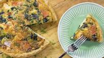 Quiche with salmon and spinach Quiche with salmon and spinach