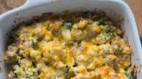 Scrambled Egg and Ground Beef Casserole