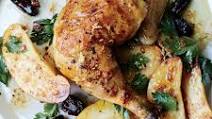 Roast Chicken with Potatoes and Olives Recipe Roast Chicken with Potatoes and Olives Recipe