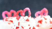 Strawberries and Cream Layered Jello Shots Strawberries and Cream Layered Jello Shots