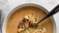 Cauliflower White Bean Tahini Soup Cauliflower White Bean Tahini Soup