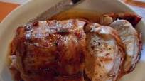 Roasted Bacon Wrapped BBQ Pork Loin Roasted Bacon Wrapped BBQ Pork Loin