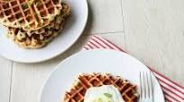 Bacon-Cheddar Waffles Bacon-Cheddar Waffles