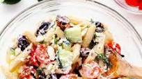 Greek Tzatziki Pasta Salad Greek Tzatziki Pasta Salad