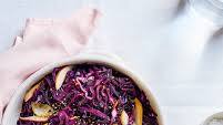 Stir-fried red cabbage with pear and five spice Stir-fried red cabbage with pear and five spice