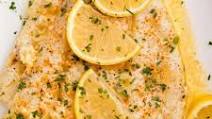 Baked Fish with Lemon-Garlic Butter Baked Fish with Lemon-Garlic Butter