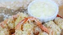 Oven Baked Coconut Shrimp with Pina Colada Dipping Sauce Oven Baked Coconut Shrimp with Pina Colada Dipping Sauce