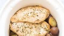 Crockpot Garlic Butter Chicken and Potatoes Crockpot Garlic Butter Chicken and Potatoes