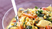 Curried Barley with Lentils and Chicken Curried Barley with Lentils and Chicken