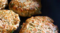 Salmon Burgers with Lemon and Dill Salmon Burgers with Lemon and Dill
