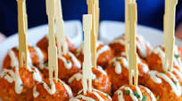 Slow Cooker Buffalo Chicken Meatballs Slow Cooker Buffalo Chicken Meatballs