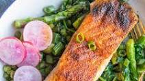 30-Minute Spring Salmon Bowls with Asparagus and Peas 30-Minute Spring Salmon Bowls with Asparagus and Peas