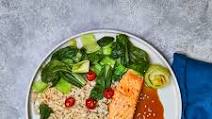 Honey Soy Salmon With Brown Rice And Pak Choi Honey Soy Salmon With Brown Rice And Pak Choi