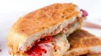 Focaccia Three-Cheese Italian Grilled Cheese Focaccia Three-Cheese Italian Grilled Cheese