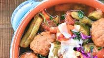 Albondigas Soup with Frozen Meatballs (+video) Albondigas Soup with Frozen Meatballs (+video)