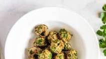 Spinach and Herb Chicken Meatballs Spinach and Herb Chicken Meatballs