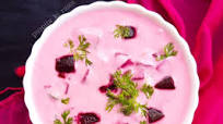 Beetroot Cucumber Raita Beetroot Cucumber Raita