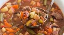 Slow Cooker Vegetable Beef Soup Slow Cooker Vegetable Beef Soup