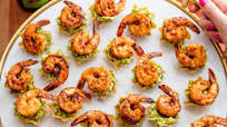 Shrimp Tostada Bites Shrimp Tostada Bites