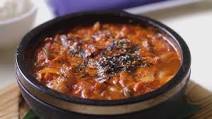 Bacon, Shrimp, Egg & Kimchi Hot Pot Stew Bacon, Shrimp, Egg & Kimchi Hot Pot Stew