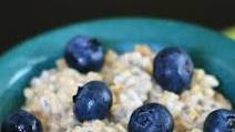 Steel Cut Oats with Blueberries and Lemon Zest Steel Cut Oats with Blueberries and Lemon Zest