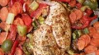 Baked Chicken Breasts and Vegetables Baked Chicken Breasts and Vegetables