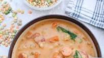 Easy Vegan Recipes: Creamy Tomato Soup with Split Peas and Lentils Easy Vegan Recipes: Creamy Tomato Soup with Split Peas and Lentils