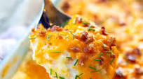 Baked Cheesy Potato Casserole Baked Cheesy Potato Casserole