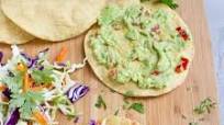 Salmon Tostadas Recipe with Guacamole Salmon Tostadas Recipe with Guacamole
