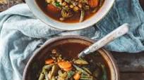 Hearty Vegetable + Mixed Bean Soup Hearty Vegetable + Mixed Bean Soup