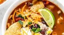 Chicken Tortilla Soup in the Slow Cooker Chicken Tortilla Soup in the Slow Cooker