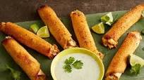 Baked Cheesy Chicken Flautas Baked Cheesy Chicken Flautas