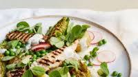 Pea and chicken caesar salad Pea and chicken caesar salad